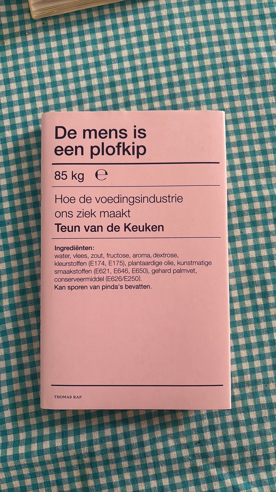 Teun van de Keuken - De mens is een plofkip, Ophalen of Verzenden, Zo goed als nieuw, Teun van de Keuken
