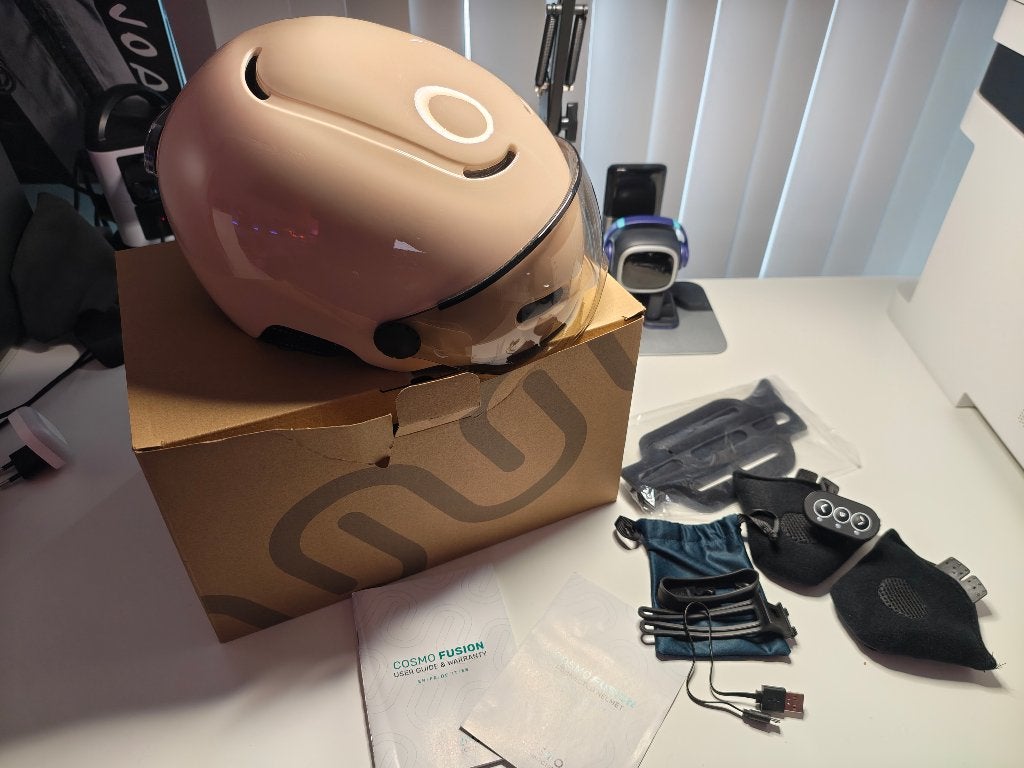 Casque urbain velo fusion + Cosmo Connected (55-60cm), Enlèvement, Utilisé, M, Homme ou Femme