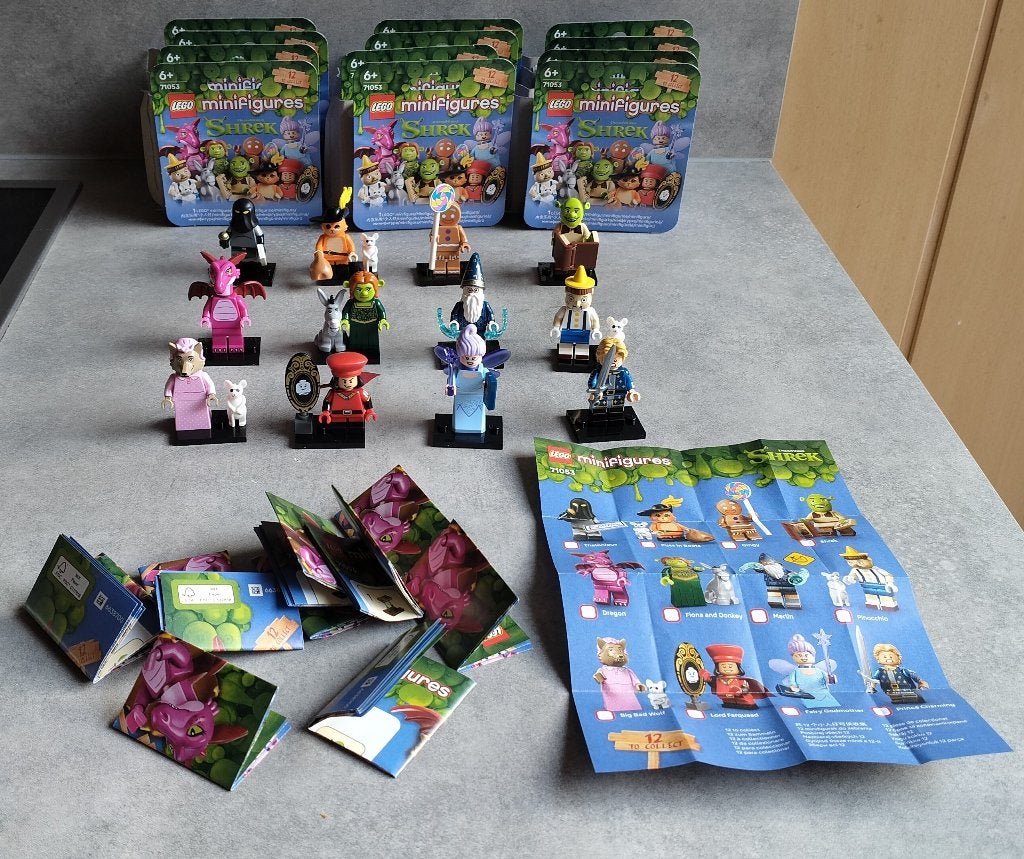 lego minifigures 71053 shrek serie, Compleet, Lego, Ophalen of Verzenden, Zo goed als nieuw