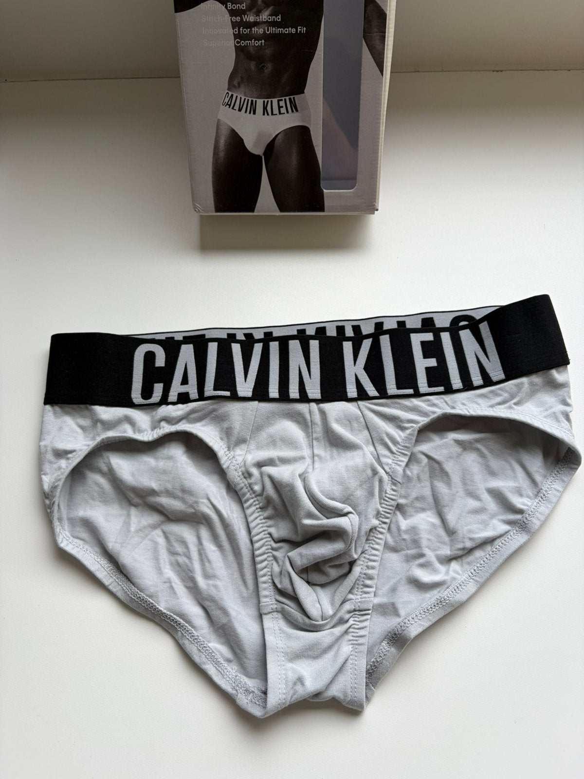 Calvin Klein Slip Medium, Verzenden, Grijs, Slip