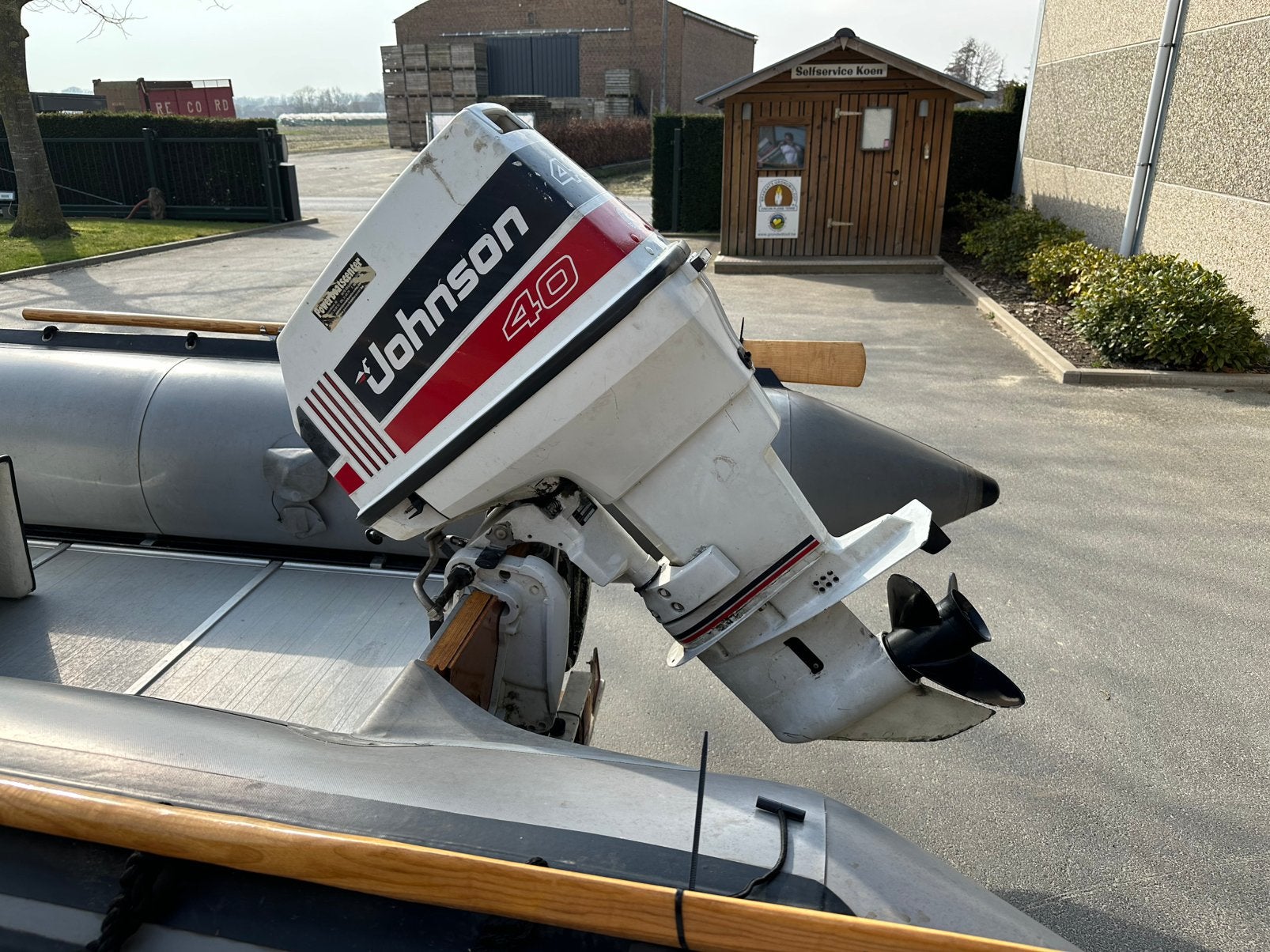 Zodiac boot + Johnson 40 pk + trailer te koop, Watersport en Boten, Ophalen, Aluminium, 40 pk, Zodiac