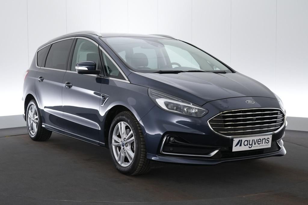 (1YTX964) FORD S-MAX, Auto's, Voorwielaandrijving, Gebruikt, Blauw, Elektronische parkeerrem