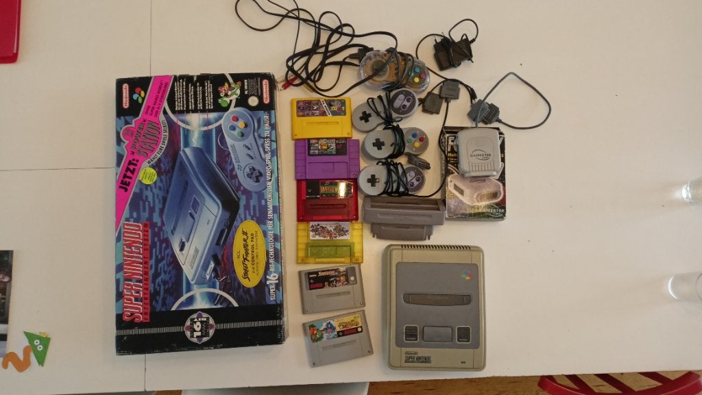 Super Nintendo SNES avec jeux et accessoires, Enlèvement, Utilisé