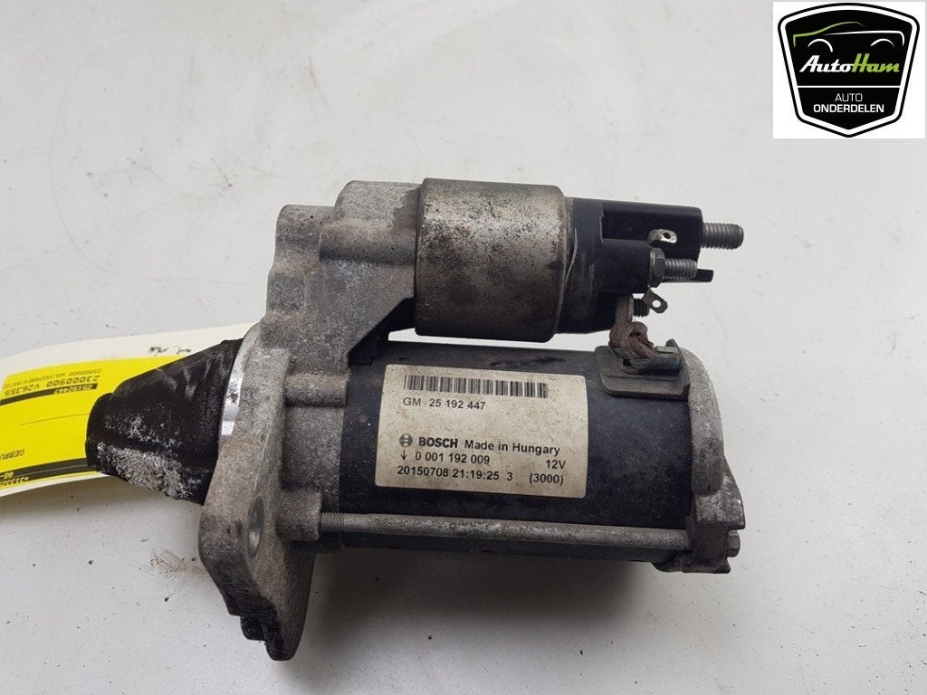 STARTMOTOR Opel Corsa E (01-2014/06-2019), Robert Bosch AG, Gebruikt, Opel, Robert-Bosch-Allee 1
74232  Abstatt, DE