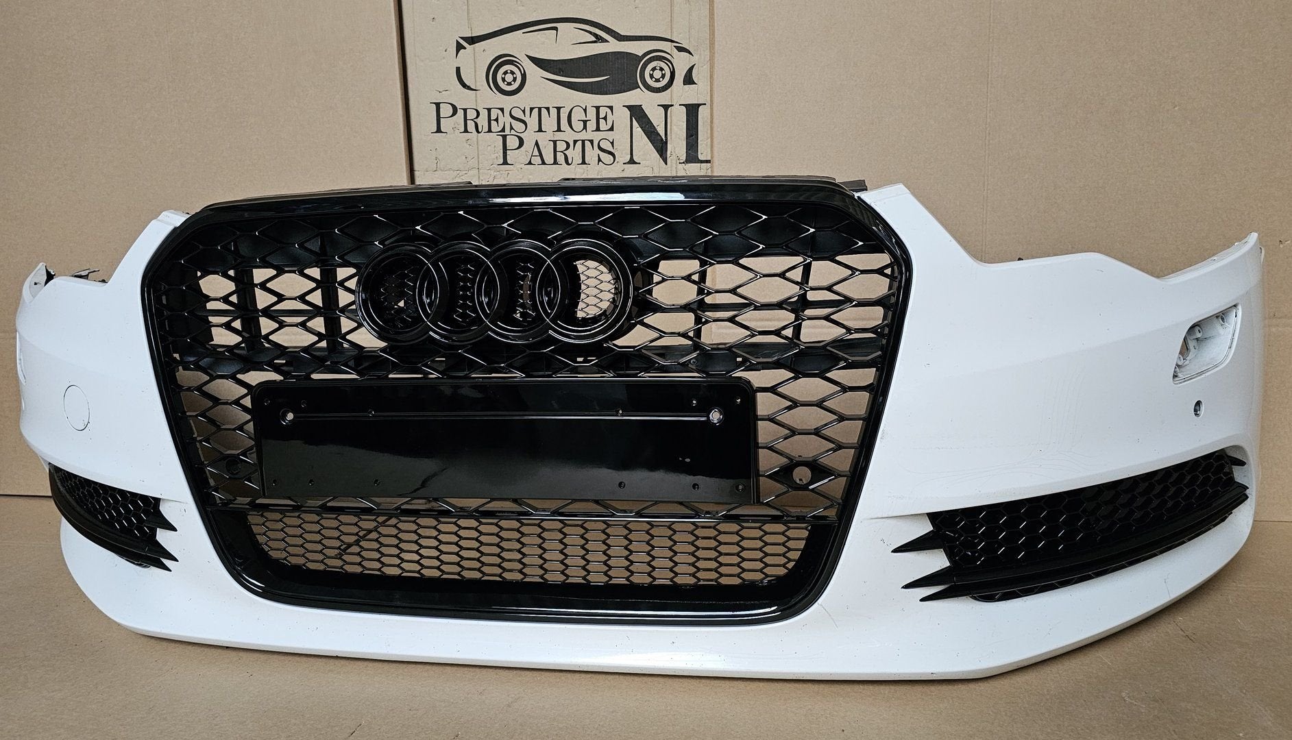Voorbumper Audi A6 C7 4G Basic 4xPDC KLS bj.2011-2014 Origin, Gebruikt, -, Voor, Ophalen of Verzenden