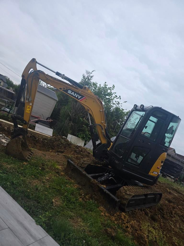 Mini pelle sany sy35u 4T, Articles professionnels, Machines & Construction | Grues & Excavatrices, Enlèvement
