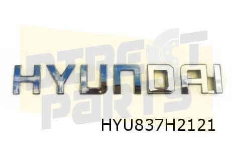 Hyundai Tucson embleem tekst ''Hyundai'' achterzijde Origine, -, Verzenden, -, Nieuw
