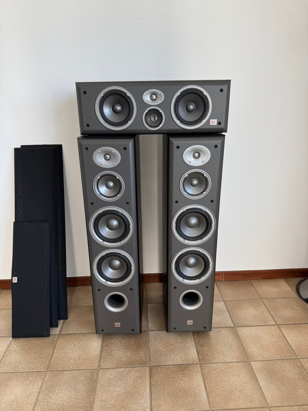JBL Northridge E80 Luidsprekers + JBL EC35 Center, Ophalen, Zo goed als nieuw, JBL