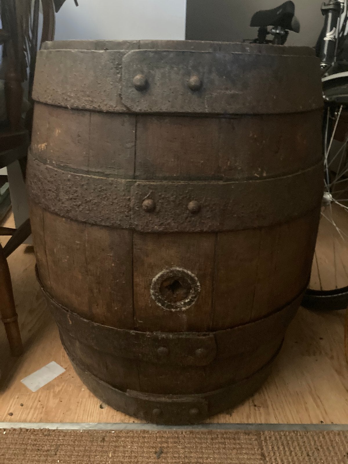 Houten vat, Ophalen, Gebruikt