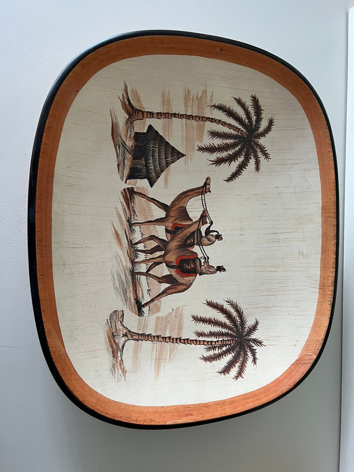 XXL Vintage Schaal Dümler & Breiden “Oase" (Jaren '50/'60), Ophalen