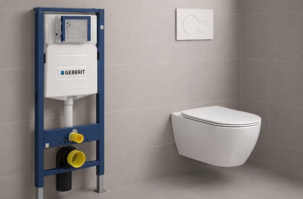 ACTIE!!! Complete Geberit UP320 WC Set Direct leverbaar !!, Bricolage & Construction, Enlèvement ou Envoi, Neuf, Toilettes