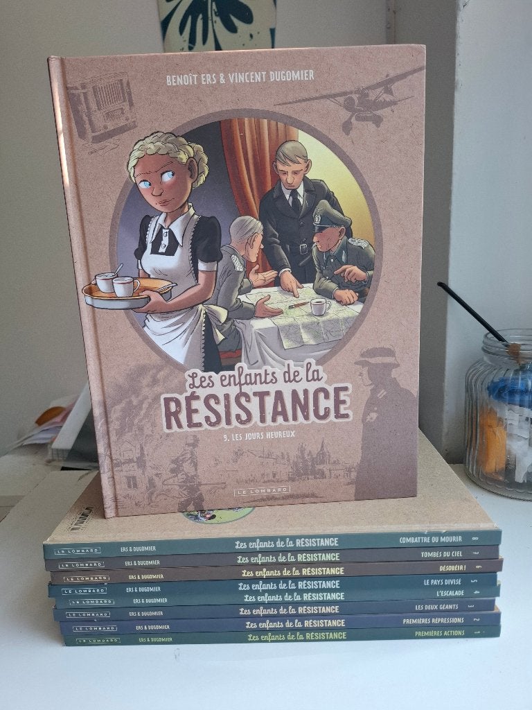 LES ENFANTS DE LA RESISTANCE TOMES 1 à 9 TBE EO/REED, Livres, BD, Série complète ou Série, Enlèvement ou Envoi, Comme neuf