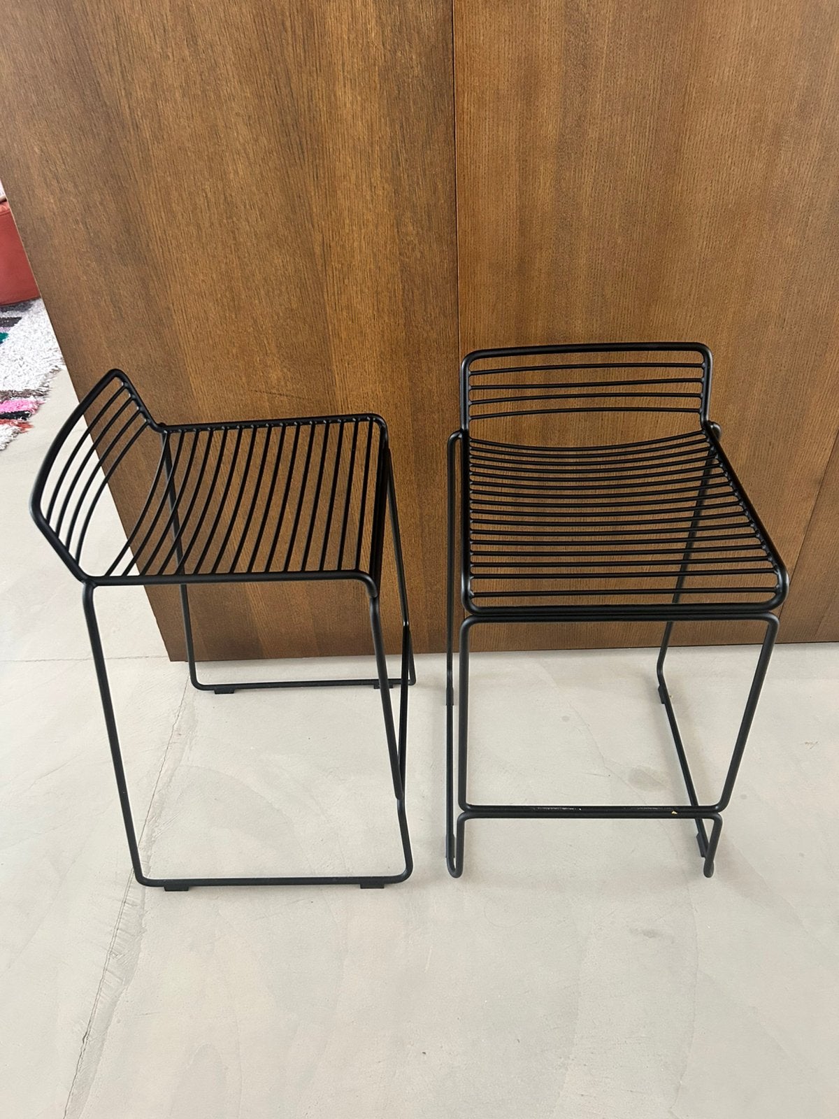 Barstoelen design, Huis en Inrichting, Ophalen, Met voetsteun, 60 tot 90 cm, Zo goed als nieuw