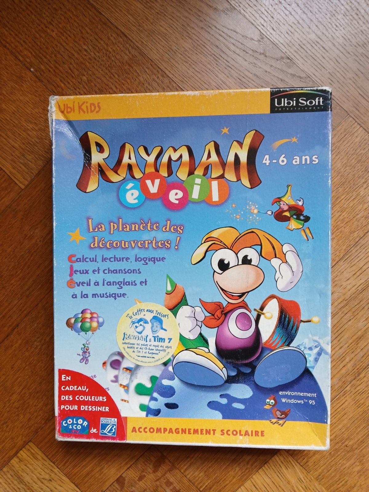 Jeu PC Rayman 4-6 ans Vintage, Enlèvement ou Envoi, Utilisé, Autres genres, À partir de 3 ans