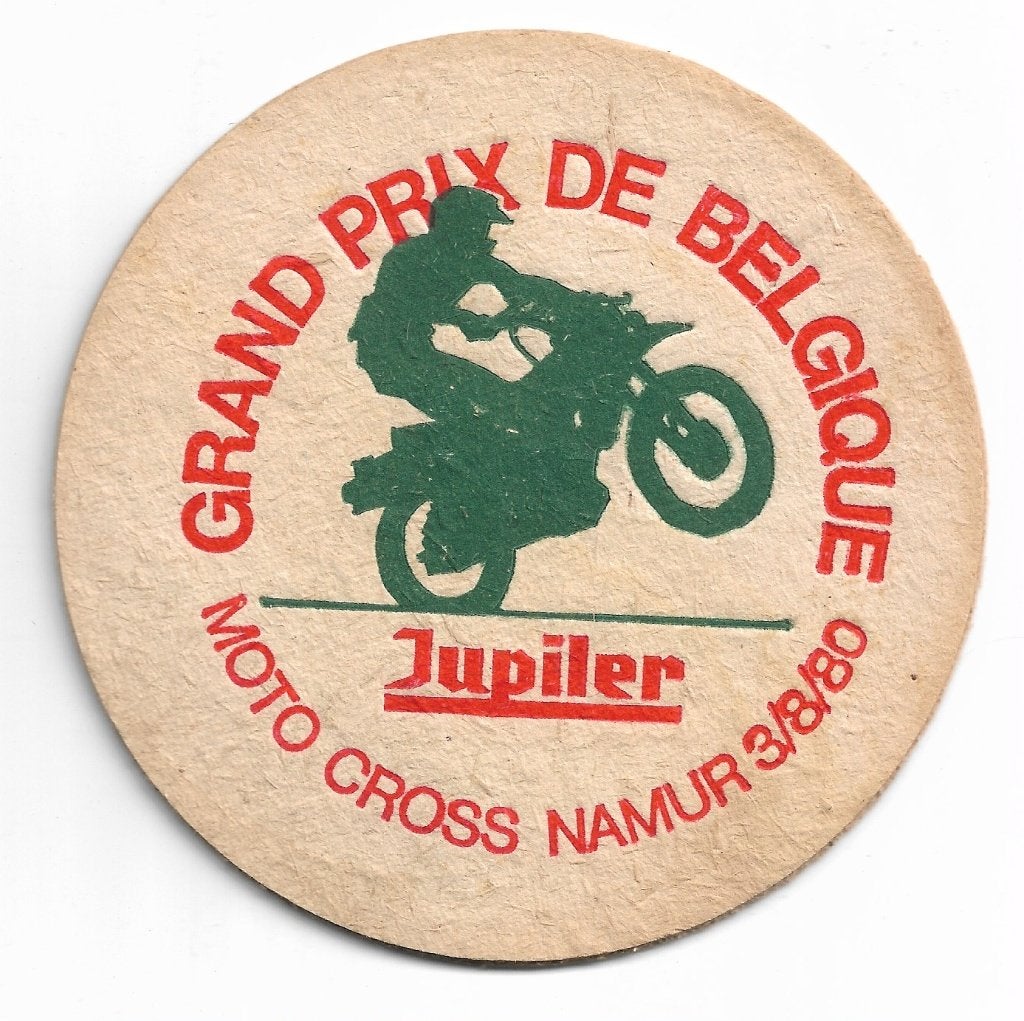 SB Jupiler GP de Belgique, Collections, Marques de bière, Enlèvement ou Envoi, Comme neuf, Sous-bock, Jupiler