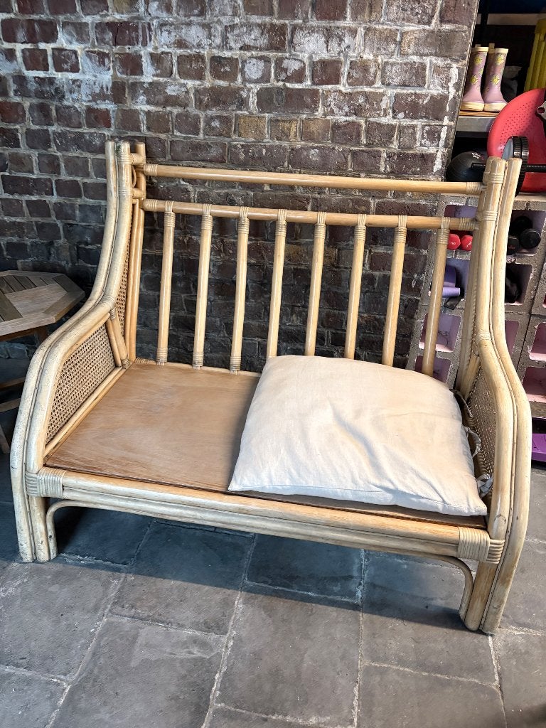 Boho rotan zetel, Ophalen, Minder dan 75 cm, Boho, Riet of Rotan