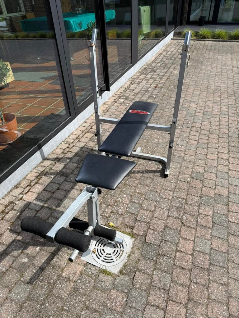 Bench press bank, Sport en Fitness, Ophalen, Zo goed als nieuw