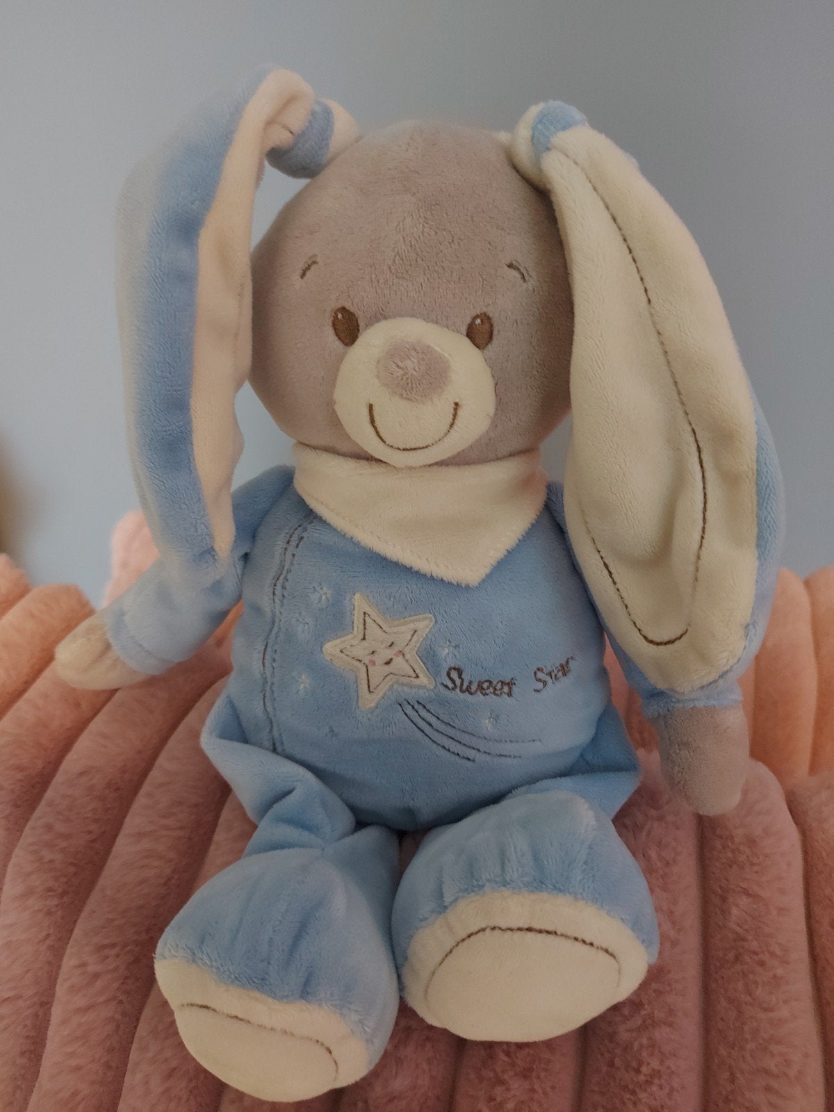 Fluwelen Nicotoy Rabbit Raphael konijn, Ophalen