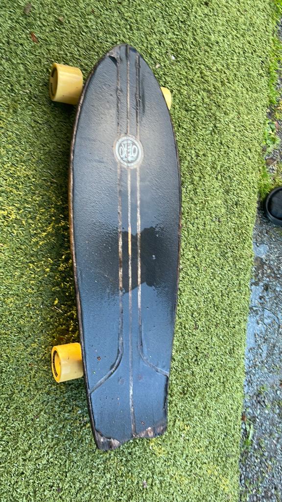 Oxelo original fishtail cruiser skateboard, Sport en Fitness, Skateboarden, Ophalen, Gebruikt, Skateboard