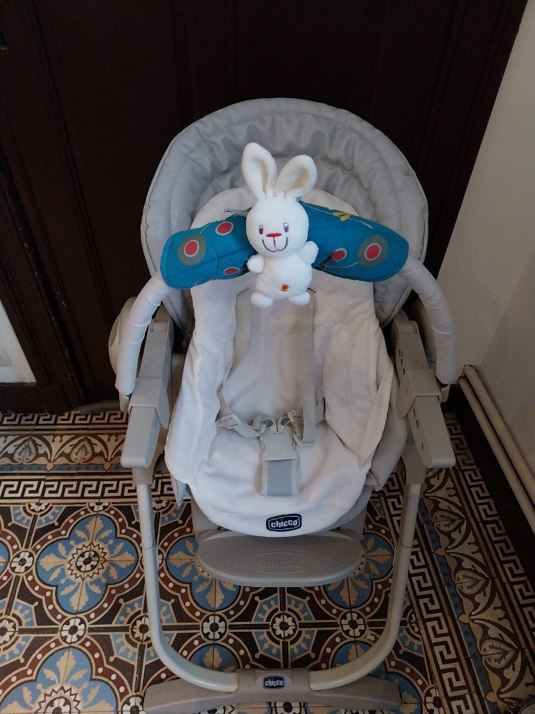 Chaise haute bébé Chicco Polly, Enlèvement, Utilisé, Chaise de table