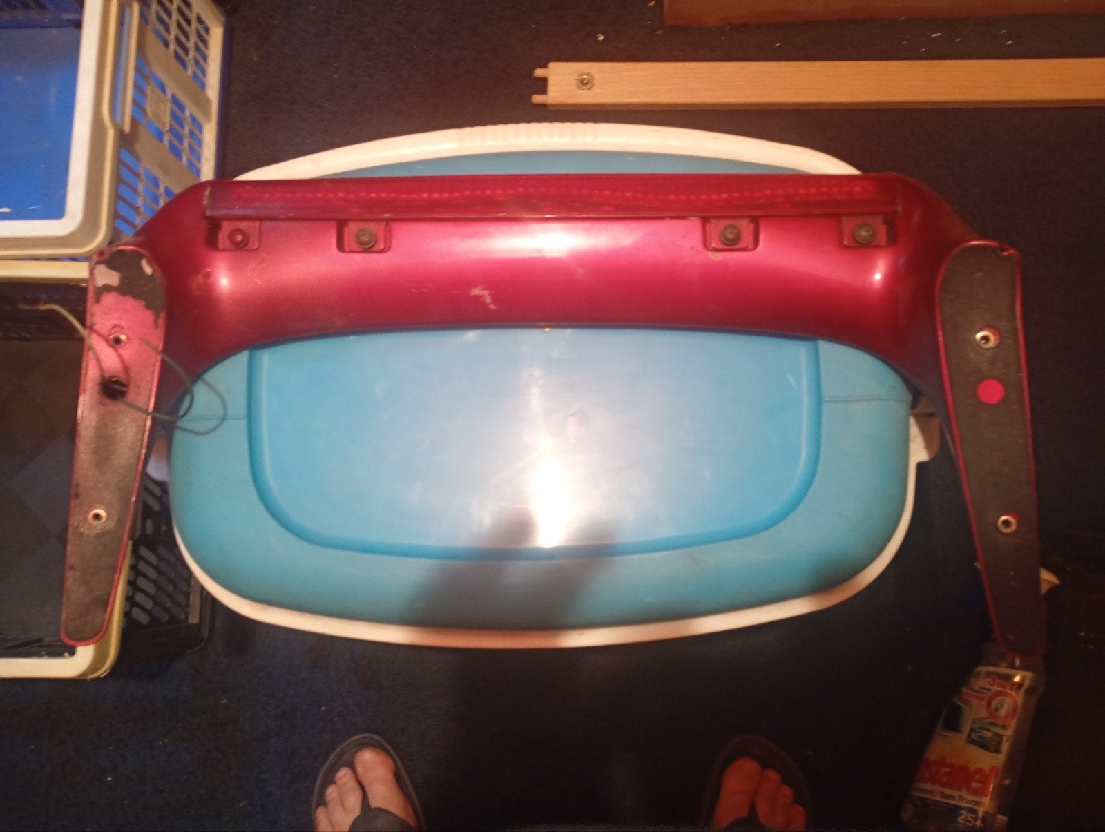 Honda Goldwing 1500 top kofferspoiler met verlichting, Motoren