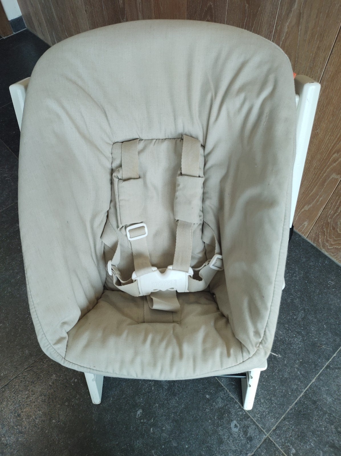 Newborn set triptrap, stokke met speelgoedhanger, Ophalen, Zo goed als nieuw