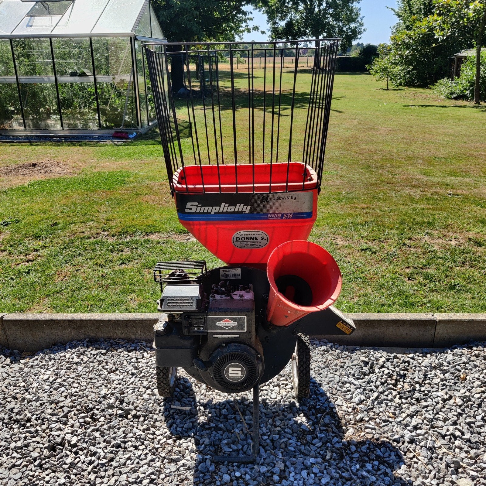 Hakselaar/chredderbbriggs & stratton, Ophalen, Gebruikt, Benzine, Briggs & stratton