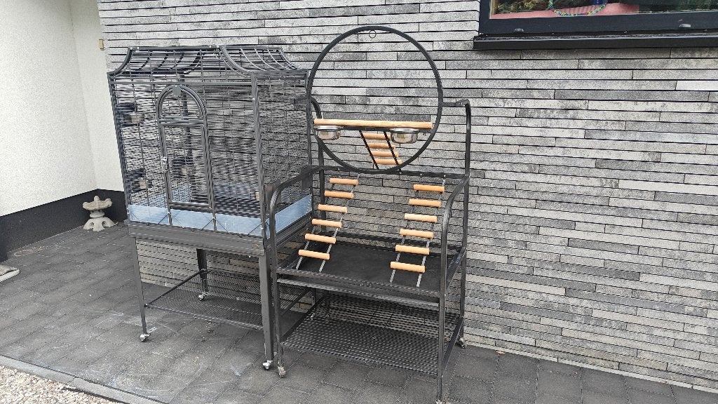 Papegaaienkooi  MONTANA 100€ voor 2 samen, Ophalen, Zo goed als nieuw, Overige materialen, Overige typen