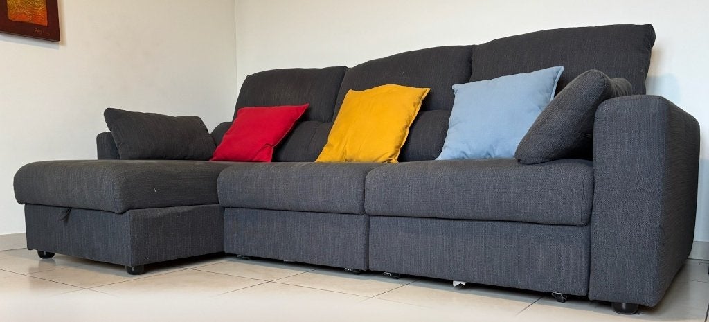 IKEA ESKILSTUNA sofa-bed – verstelbaar + opbergruimte, Ophalen, Gebruikt, Stof
