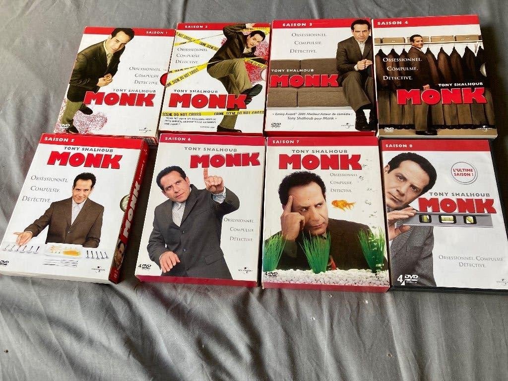 Monk volledige serie seizoenen 1 tot 8, Ophalen of Verzenden, Engels, Complete serie, Engels