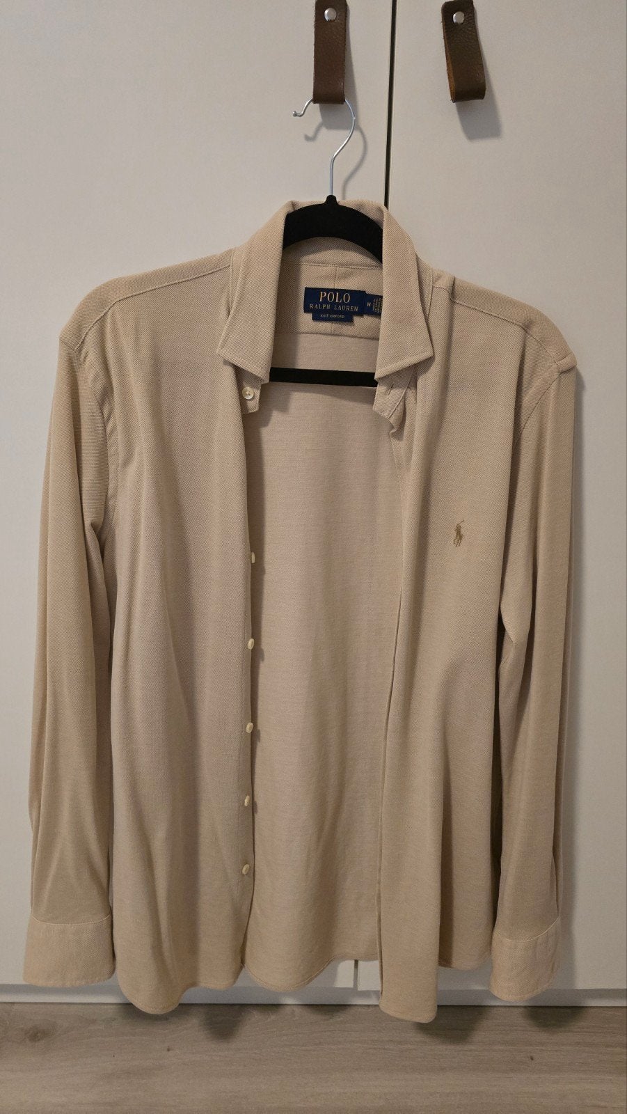 Ralph Lauren oxford overhemd, Kleding | Heren, Overhemden, Ophalen of Verzenden, Zo goed als nieuw, Beige, Polo Ralph Lauren