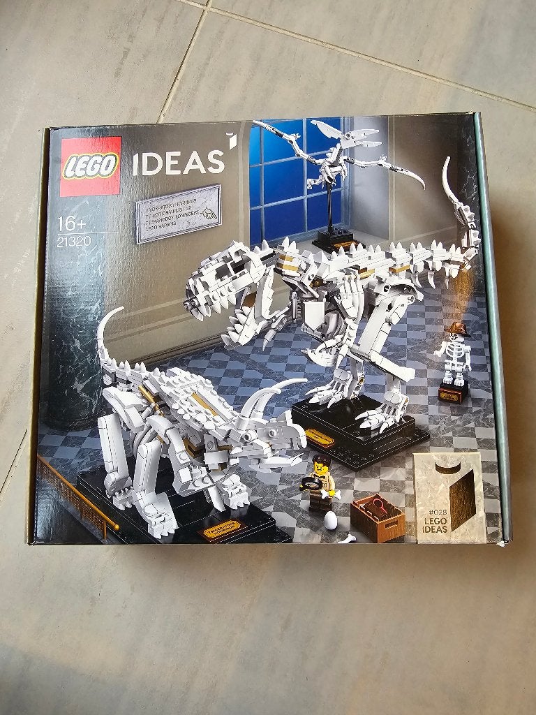 LEGO Ideas 21320 Dinosaurus Fossielen | Compleet + doos, Inclusief accessoires, Ophalen of Verzenden, Duplo, Complete set
