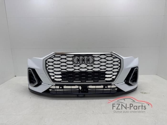 Audi Q3 83A S-Line voorbumper 4PDC Grille Chrome LY9L, Enlèvement ou Envoi, Utilisé, Avant, Pare-chocs
