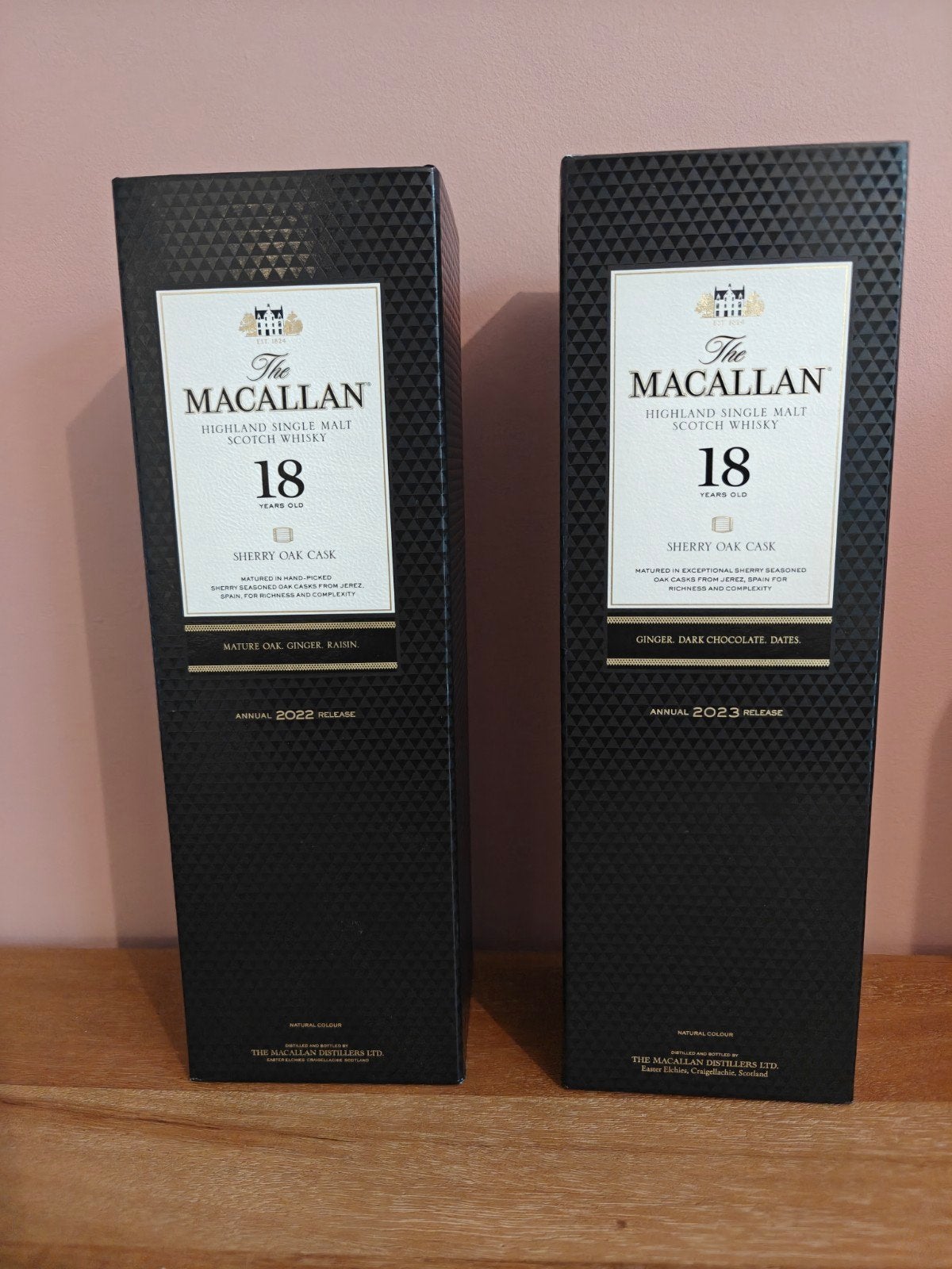 Macallan sherry oak 18 years, Ophalen