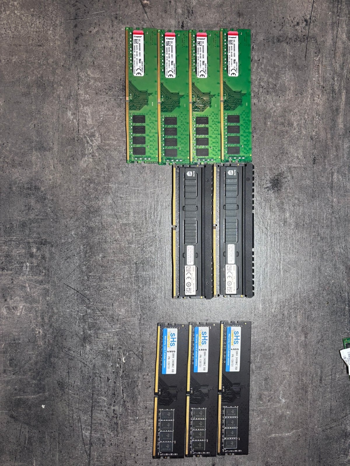 Lot de ram DDR4, Computers en Software, RAM geheugen, Ophalen of Verzenden, Zo goed als nieuw
