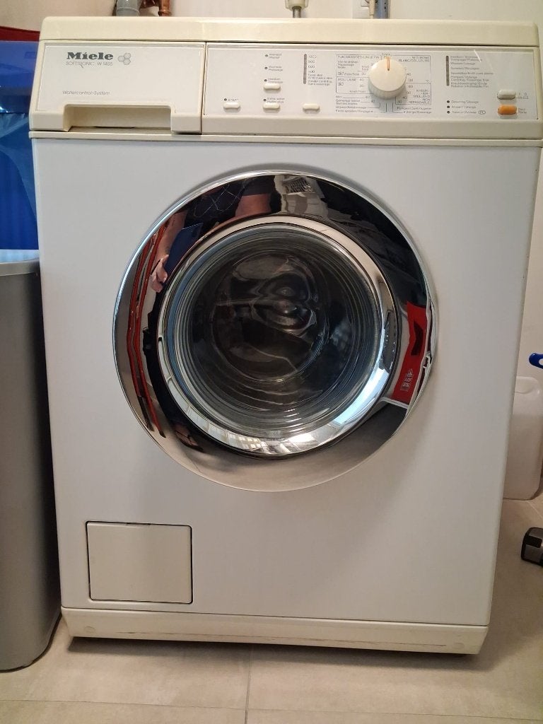 Miele wasmachine Te koop, Elektronische apparatuur, Ophalen, Gebruikt, Energieklasse A of zuiniger, Voorlader