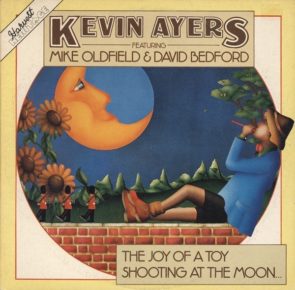 KEVIN AYERS TIRE SUR LA LUNE, Enlèvement ou Envoi, Pochette photo, Utilisé, LP