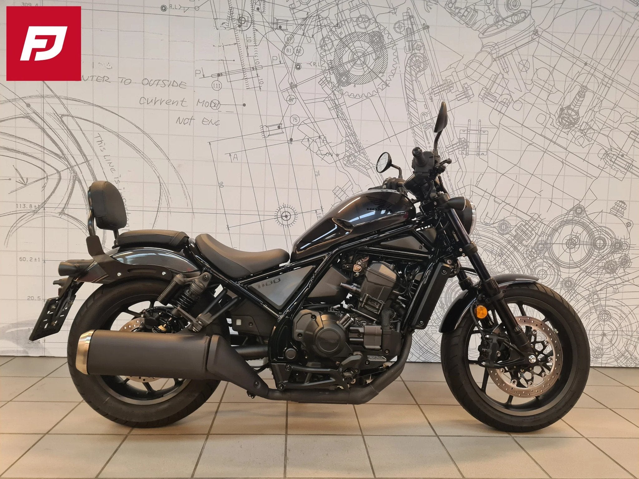 Honda CMX 1100 Rebel Dct (année de construction 2022), Motos, Entreprise, Plus de 35 kW, Chopper, 1100 cm³