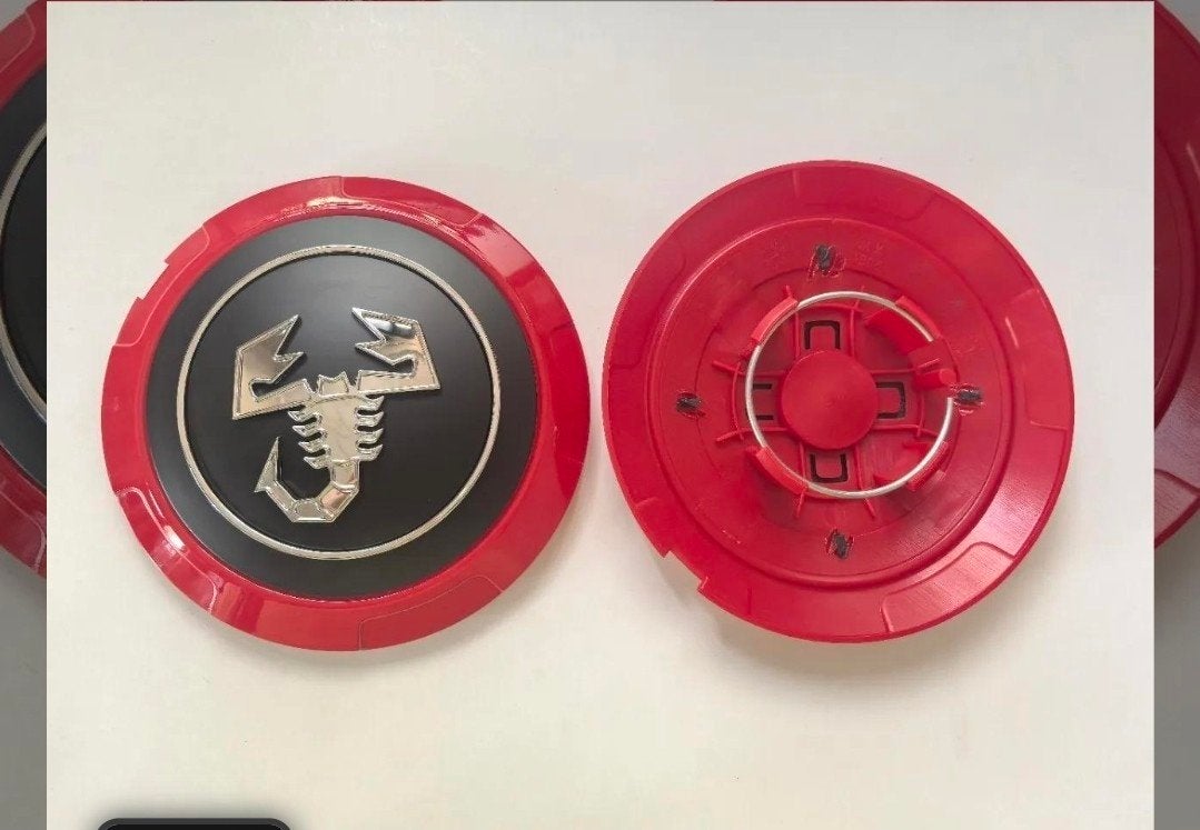 4 Cache moyeu enjoliveur pour Abarth 595, Enlèvement, Neuf