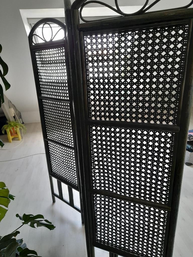 (Vintage) rotan paravant/kamerscherm, Enlèvement, Utilisé