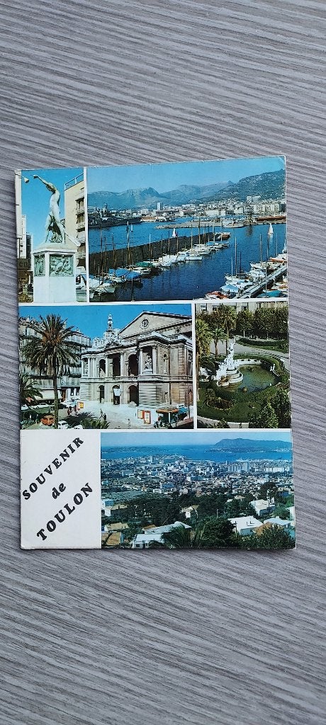 oude postkaart van Toulon, France, Verzamelen, Postkaarten | Buitenland, Verzenden, Gelopen, Frankrijk
