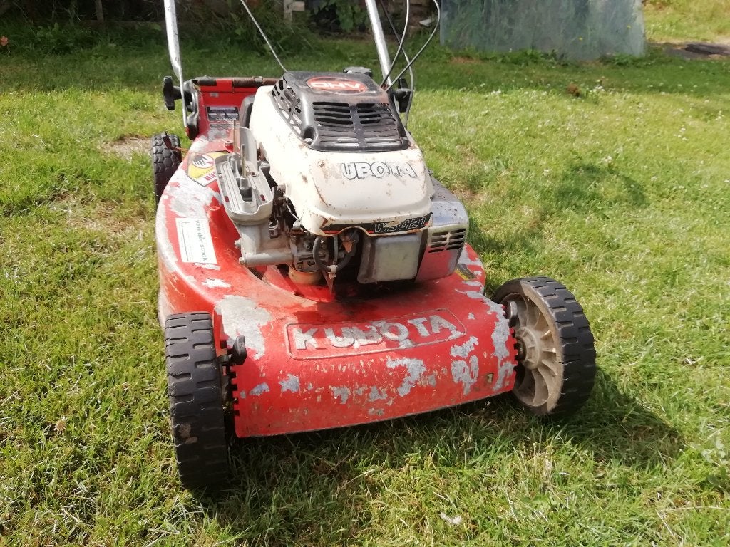 Tondeuse à gazon Kubota W5021, Tondeuse rotative, Utilisé, Kubota, Sac de ramassage