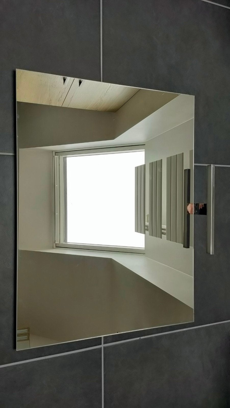 Spiegel badkamer H 60 x B 80, Huis en Inrichting, Badkamer | Badkamermeubels, Ophalen, Zo goed als nieuw, 50 tot 100 cm, Minder dan 100 cm