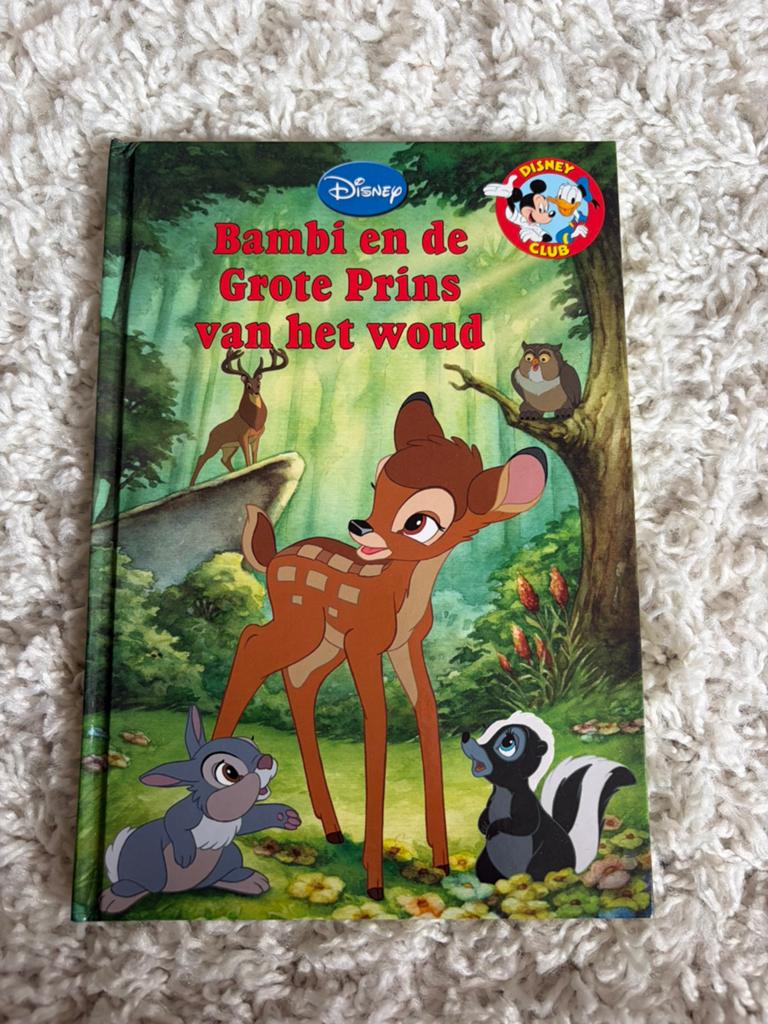 Disney club - Bambi en de Grote Prins van het woud, Boeken, Ophalen of Verzenden, Gelezen, Jongen of Meisje, Fictie algemeen