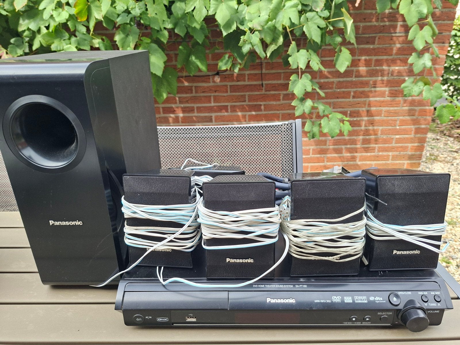 Panasonic Home Theater Sound System SA-PT160, TV, Hi-fi & Vidéo, Ensembles home-cinéma, Enlèvement, Comme neuf, Panasonic, Lecteur DVD
