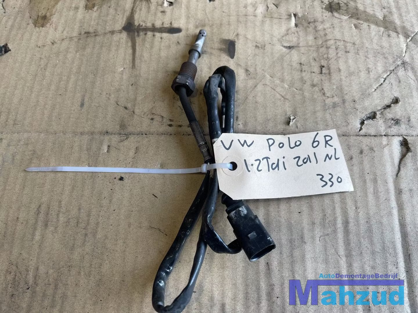 VW POLO 6R 1.2 TDI uitlaattemperatuursensor 1J0973802, Fabrikant BV, Gebruikt, Info@fabrikant.eu, Fabrikantstraat 1
1000 AA  Amsterdam, NL