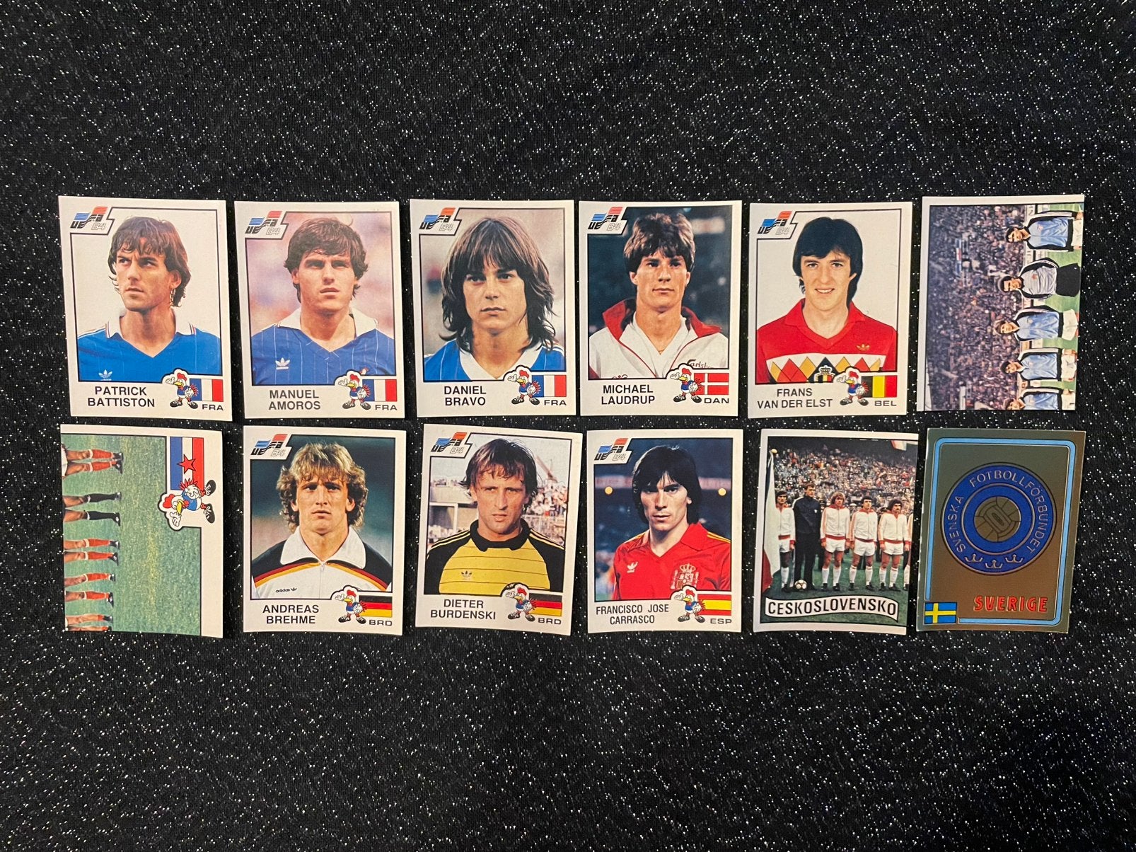 Lot vintage d'autocollants Panini Football Euro 84, Enlèvement ou Envoi