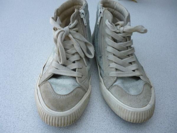Mooie hoge lederen sneakers Zara 36, Kinderen en Baby's, Ophalen, Gebruikt, Meisje, Overige typen
