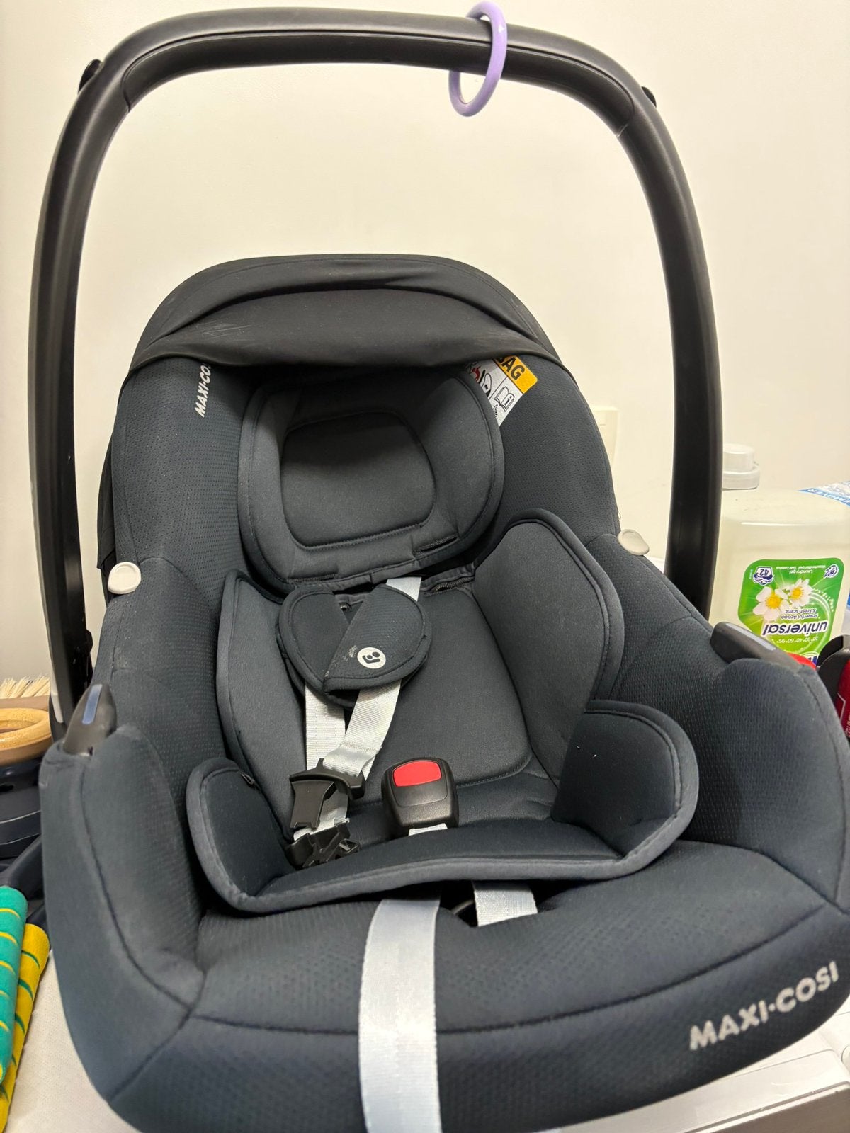 Siège auto Maxi Cosi Cabrio Fix, Dossier amovible, Enlèvement ou Envoi, Comme neuf, Ceinture de sécurité ou Isofix