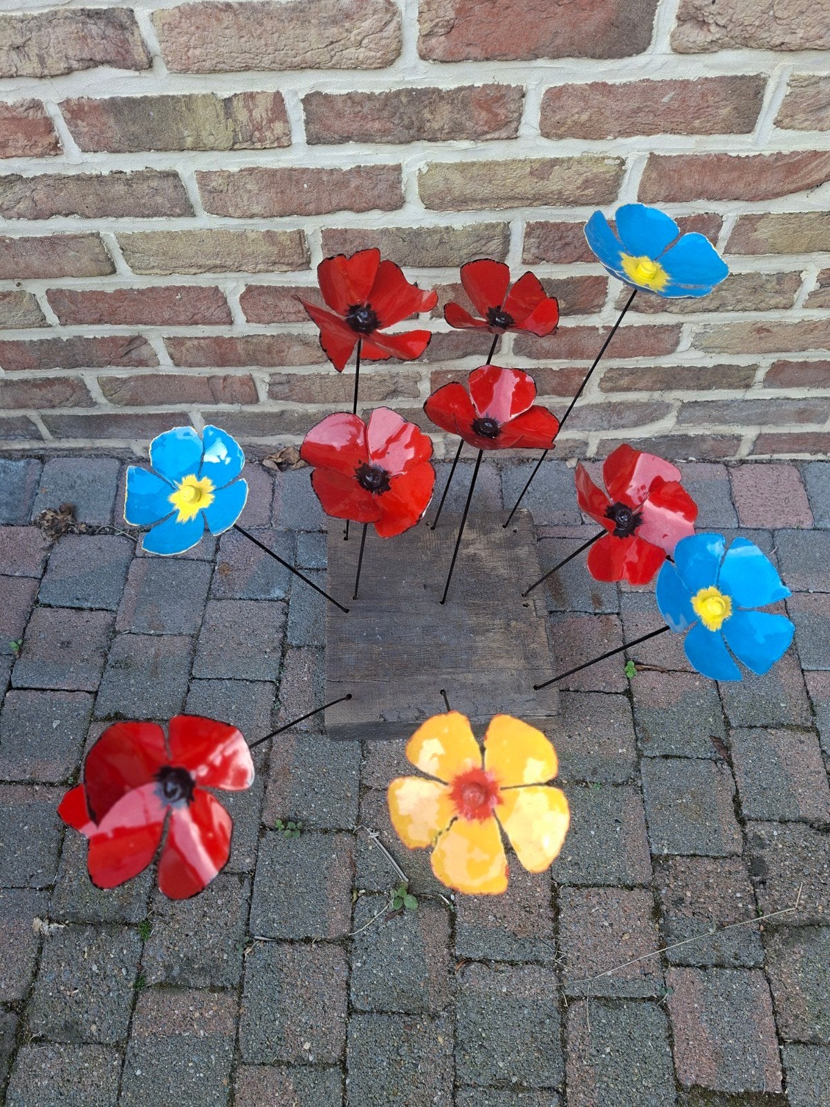 pioches de jardin, mottes de jardin, fleurs, Enlèvement